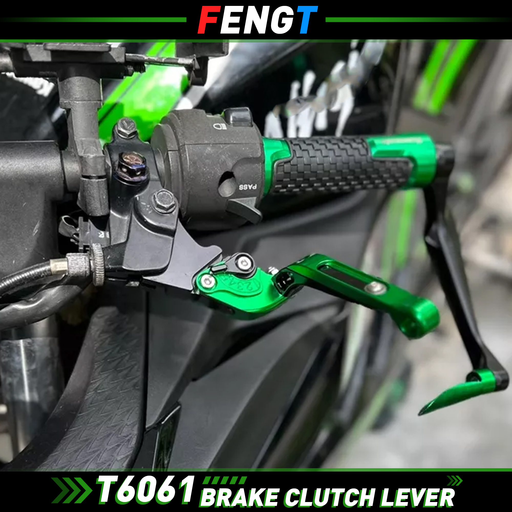 For Kawasaki Z400 Z 400 2017-2024 Motorcycle Accessories Brake Lever Clutch Lever Set Adjustable Folding Handle Guard Levers