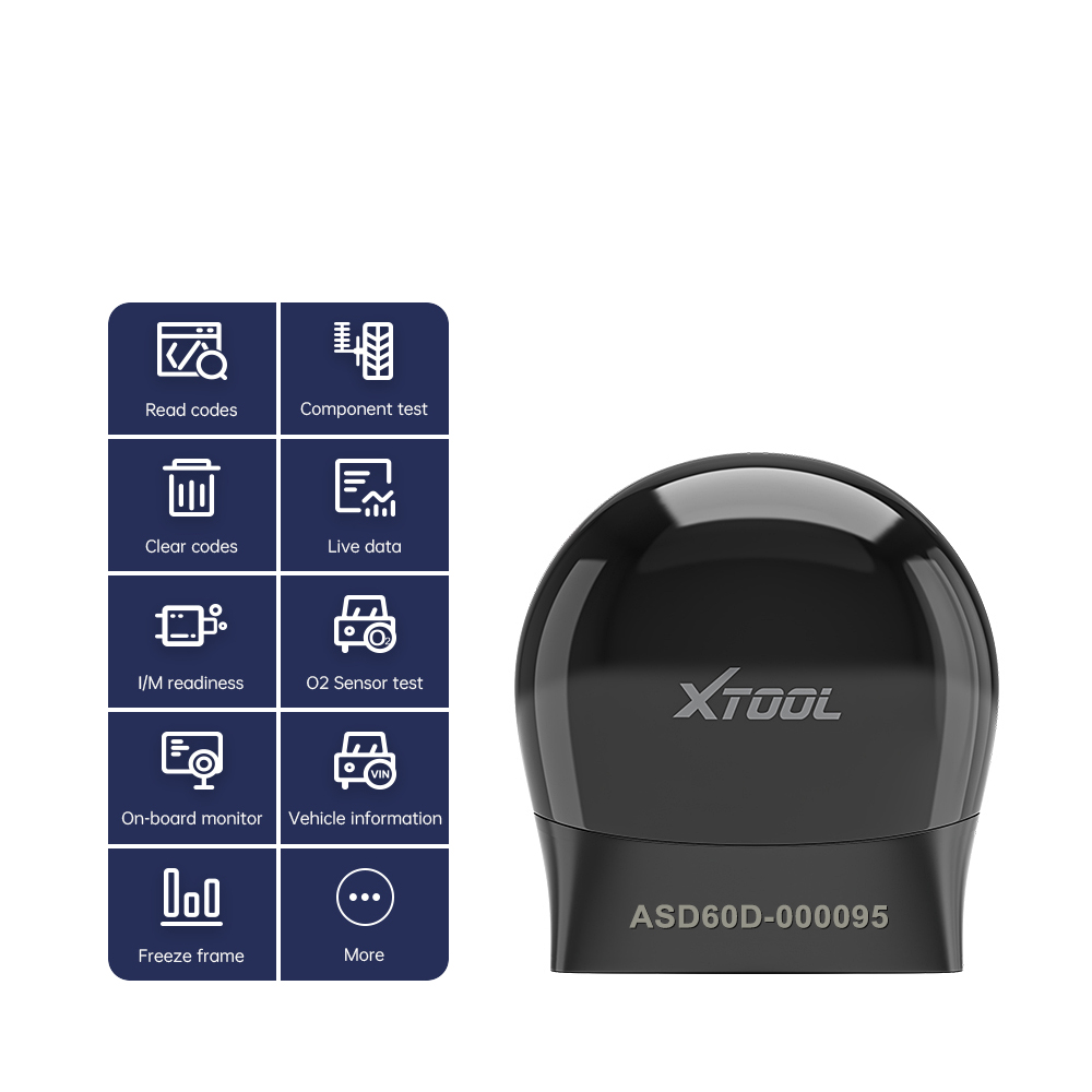 XTOOL ASD60 OBD2 Diagnostic Tools For Benz For VW for BMW Full Automotivo OBD II Code read With 15 Reset Functions Free update