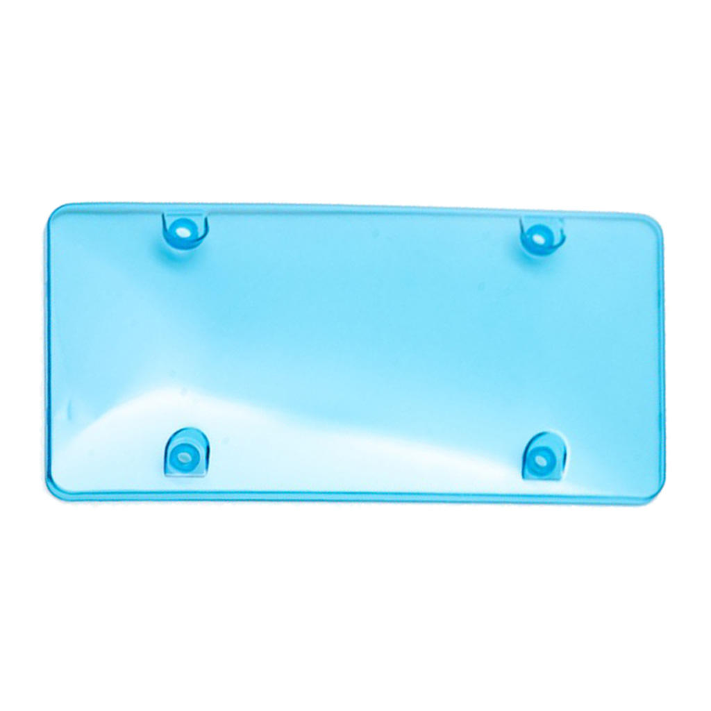 Tinted flat License Plate Cover Shield Tag Protector Frame for Car Auto