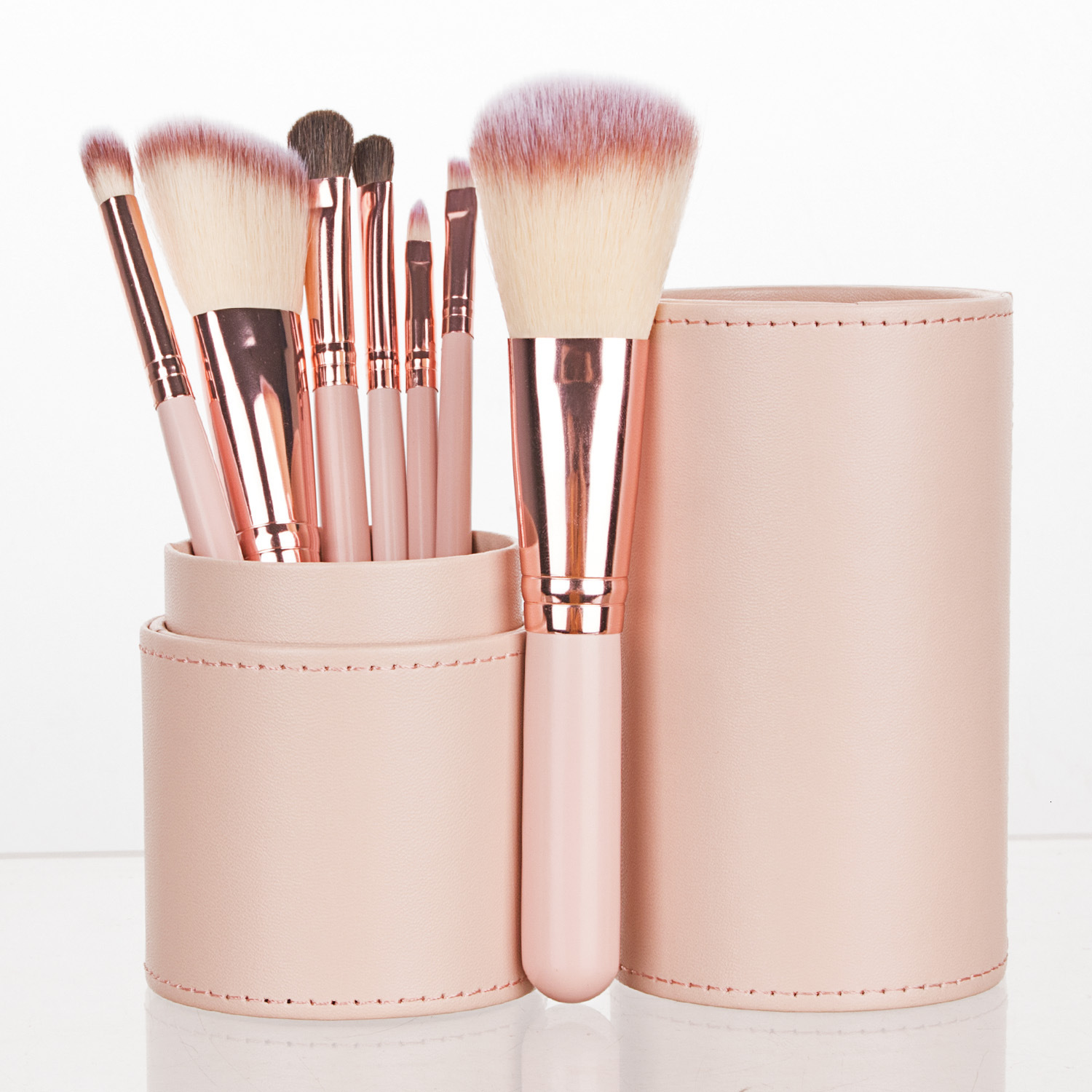 High-End Professional Brushes Set with Bucket Blush Powder Eyeshadow Eyebrow Foundation Beauty Makeup Tool Brochas F624-19