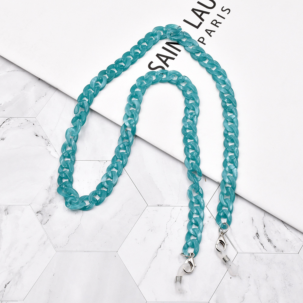 Retro Pendant Mask Key Acrylic Hangs Strap Holder Glasses Chain Neck Women's Sunglasses Lanyard Accessories