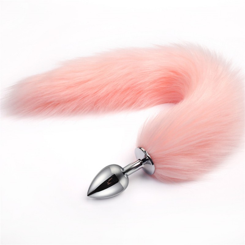 BDSM Erotic Inseparable Plush Fox Tail Butt Plug with Fetish Anal Sex Toys for Woman Man Couples Cosplay Adult Game Shop