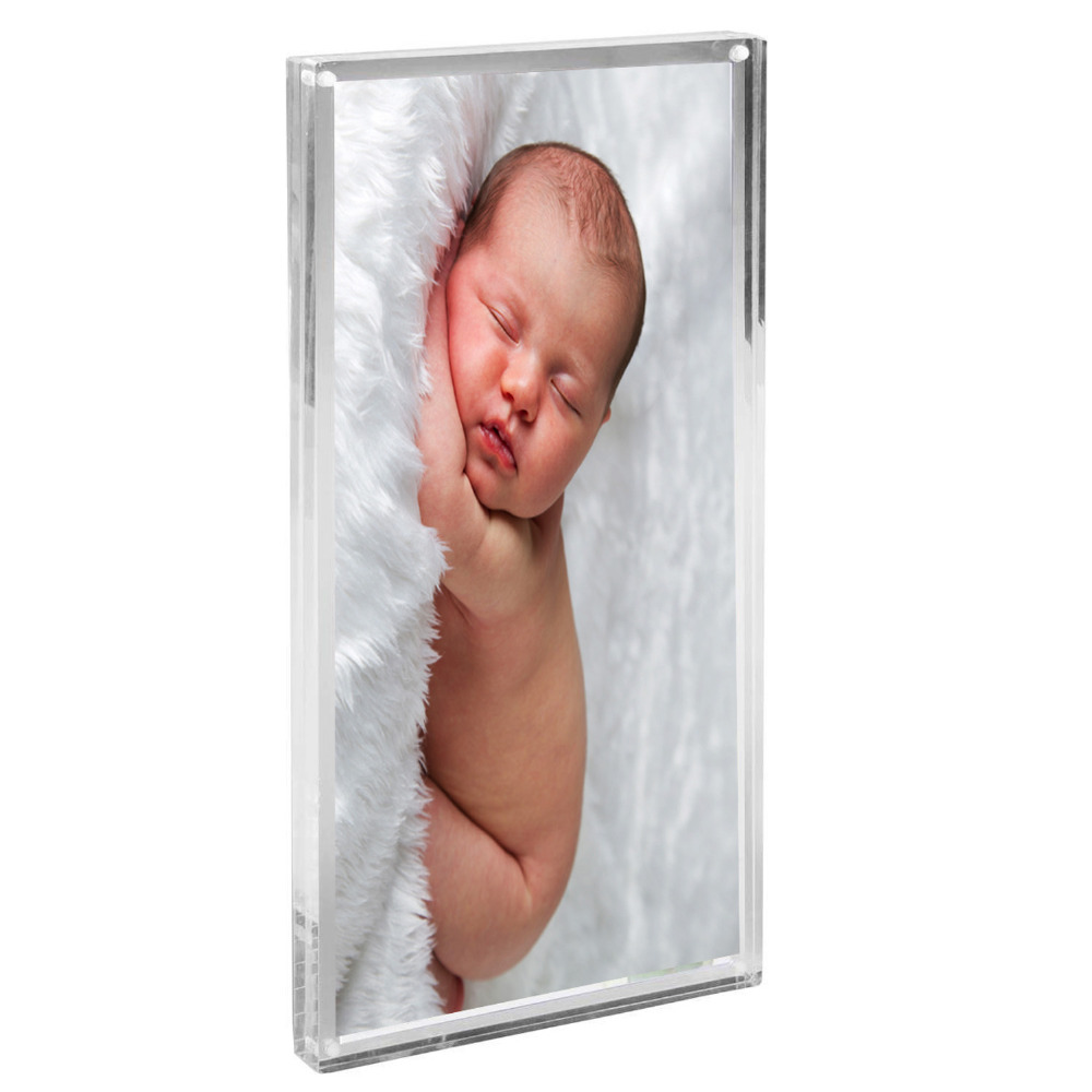 Yakri Clear Acrylic Perspex Sandwich Picture Frame with , 4x10 in, PF003-1 H260306