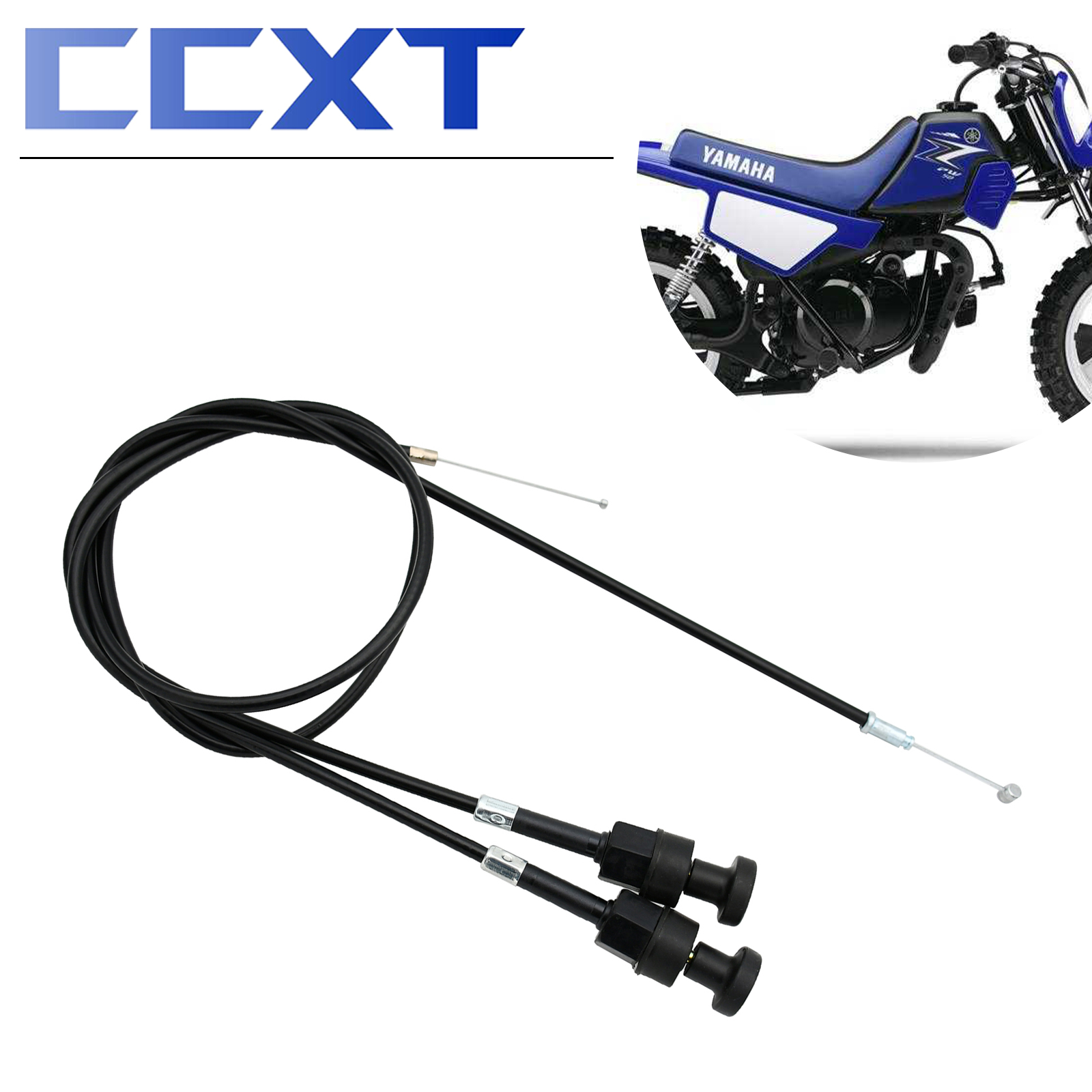 940mm 760mm PW50 PW80 Carburetor Choke Cable Bike Push Pull Choke Throttle Cable For Yamaha PW 80 50 Motorcycle Universal Parts