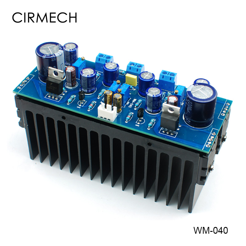 CIRMECH NEW HOOD 1969 NPN 2.0 Channel Class A amplifier Completed board and Heatsinks