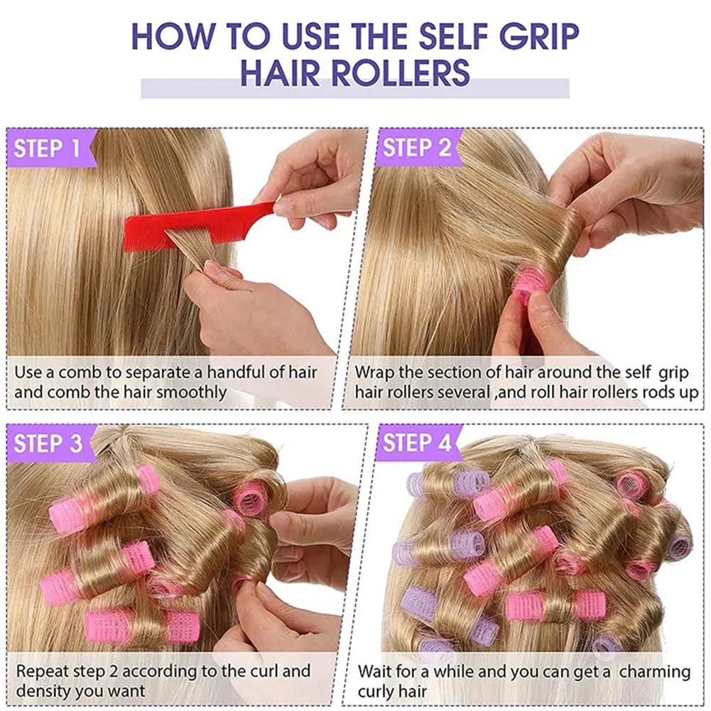 6Pcs Bangs Hair Root Fluffy Hair Clips Lazy Portable Straight Hair Styling Curling DIY Curler For Women Beauty Tools
