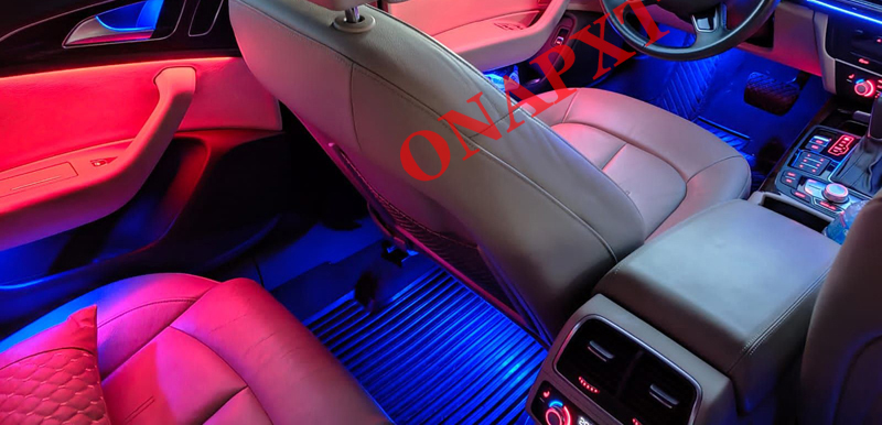 21 Colors For Audi A6 A6L A7 C7 PA 2012-2018 MMI Control Decorative Ambient Light Car LED Door Dashboard Strip Atmosphere Lamp