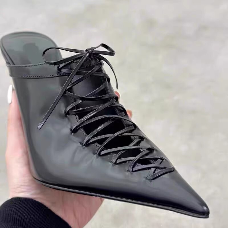 New Summer Cross-Strap Pointed Toe Pumps Fashion Sexy Stiletto High Heels Women Shoes Party Dress Sandalias De Las Mujeres 68