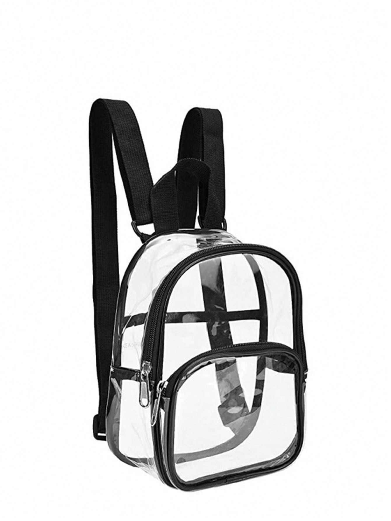 1pc Cute Transparent Multifunctional Children'S Backpack, Suitable For Girls, Boys, Primary School Students, Daily Outdoor Trave