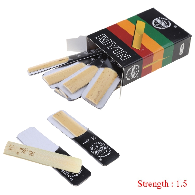 652F 10pcs Clarinet Reed Traditional Reeds with Thinner Reed Tip & Unfiled Cut