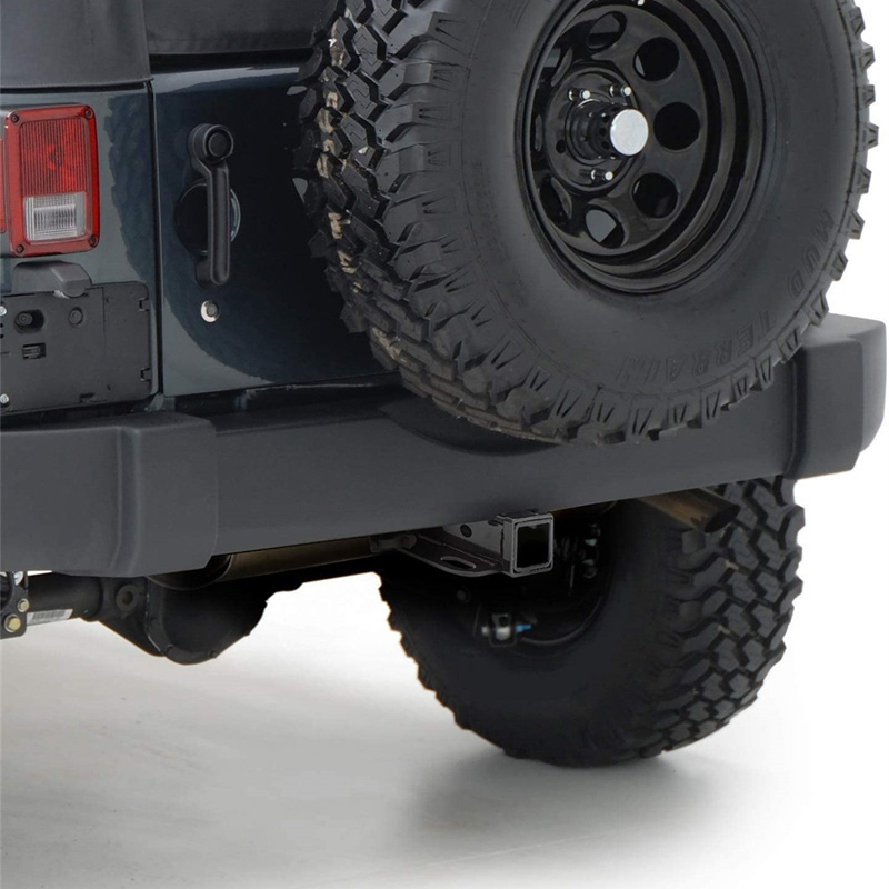 Rear Towing Trailer Hitch Receiver 2inch Steel Tow Connector Accessories for Jeep Wrangler JK JL JLU 2 & 4 Door 2007-2023