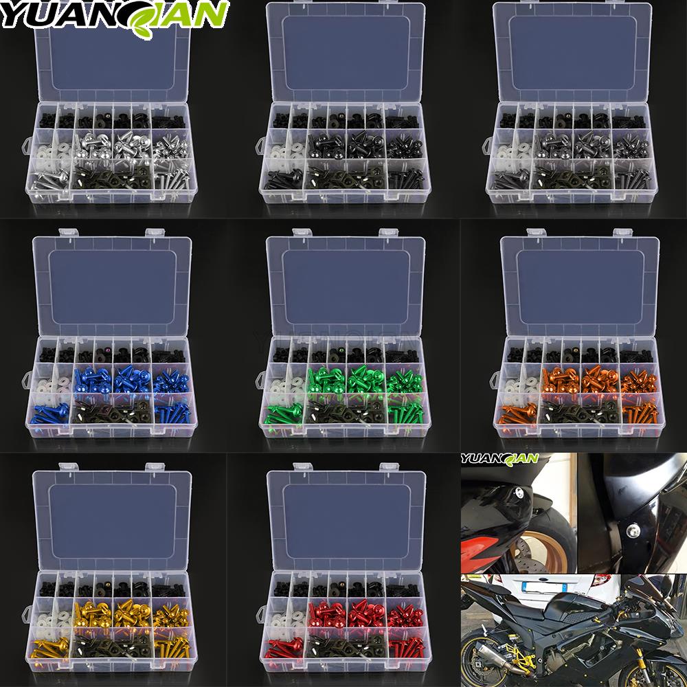 M6 M5 Fairing Bolts Kit Bodywork Fasteners Screws Nut FOR SUZUKI GSF650 BANDIT 600S GSR400 GSR600 GSR750 HAYABUSA Integra 750