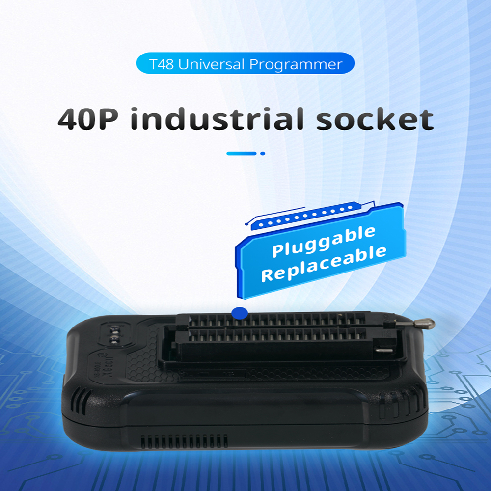 XGecu Original T48 (TL866-3G) Programmer with F48 EX 1 Adapter Support 31000+ ICs for SPI/Nor/NAND Flash/EMMC BGA/TSOP/SOP/PLCC