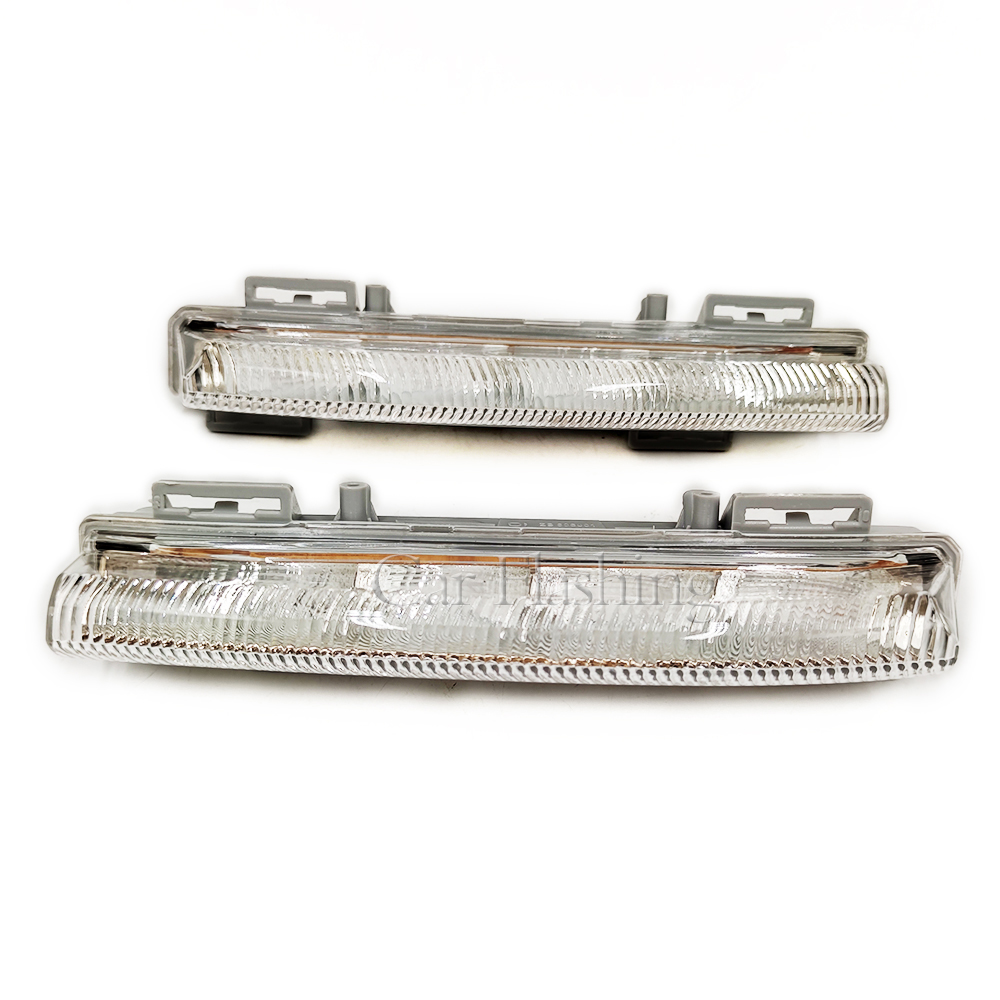 For Mercedes-Benz W204 W212 C250 C280 C350 E350 A2049068900 A2049069000 Car Front LED DRL Daytime Running Lamp Fog Light 12V