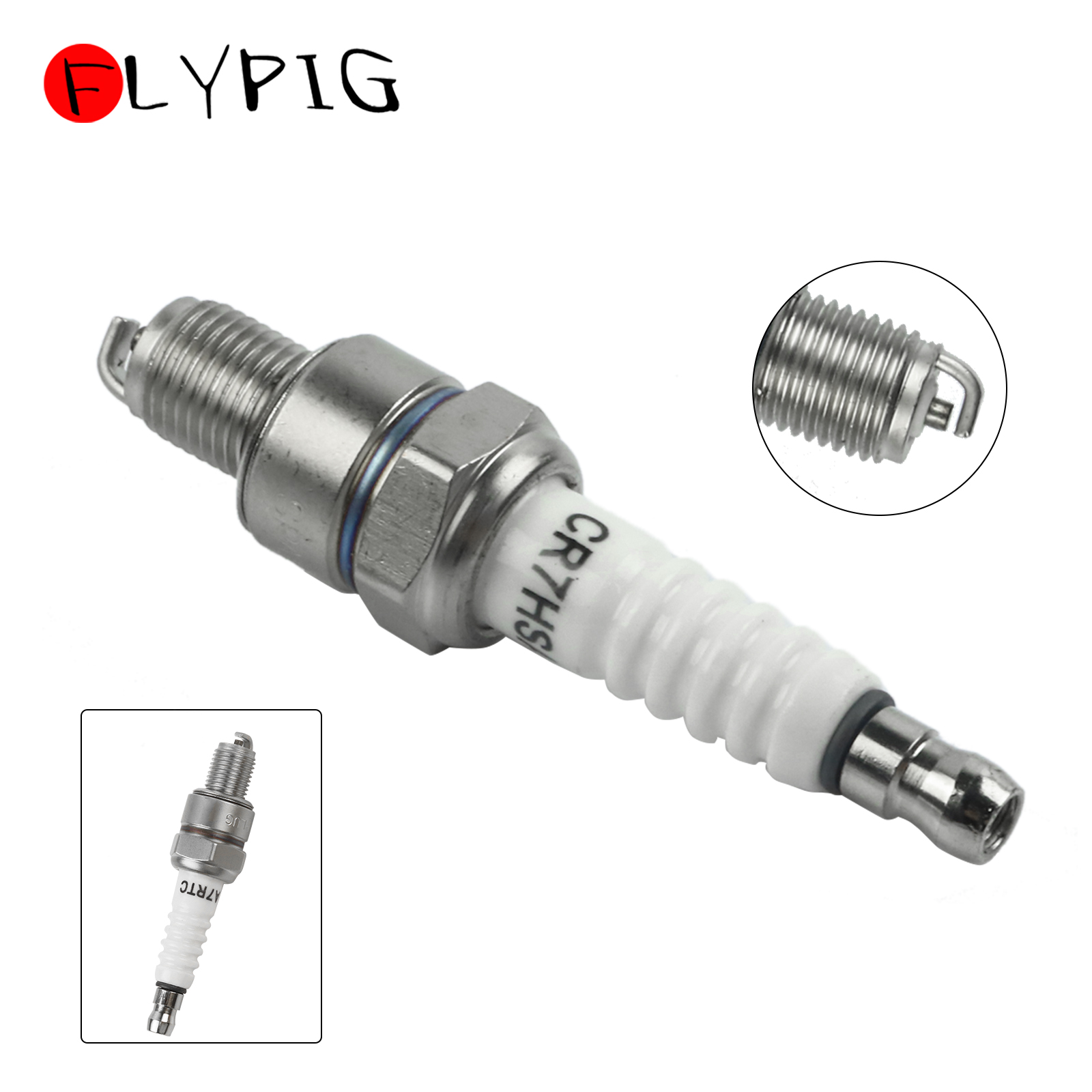 1Pcs Spark Plug CR7HSA AR7TC for Honda XR80 XR100 CRF80 CRF100 Dirt Bike Motorcycle Accessories