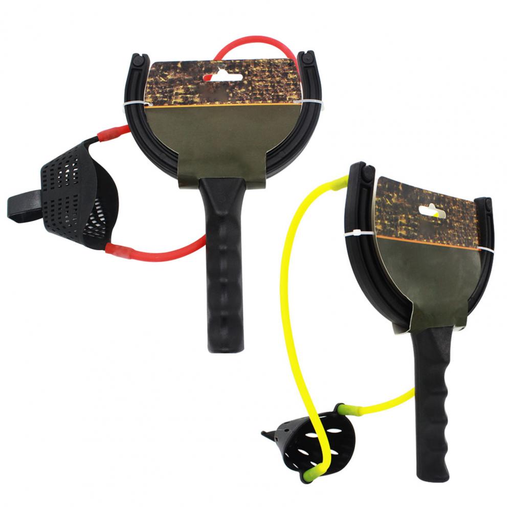 Fishing Bait Thrower Hunting Fish Slingshot Bait Thrower Long Shot Lure Dispenser Feeder for Carp Fishing Equipment