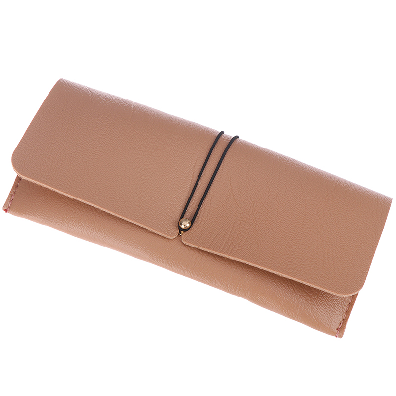 PU Leather Glasses Case Cover Sunglasses Glasses Holder Box Eyeglasses Solid Storage Portable Glasses Pouch Bag