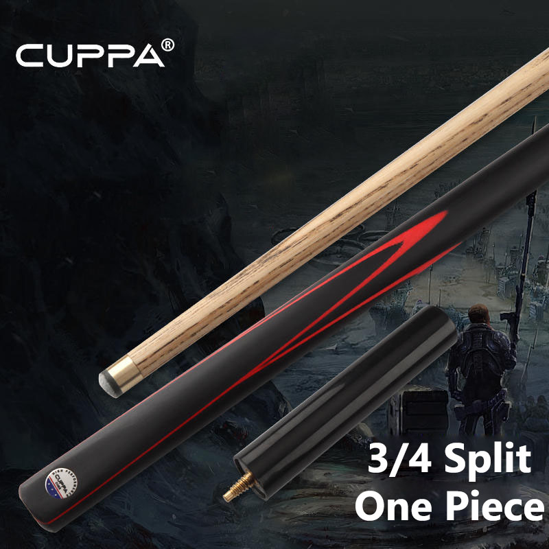2024 New Cuppa Snooker Cue Stick ONE PIECE Ash Wood Snooker Cue Shaft 11.2mm Tip Size With Hard Case Set