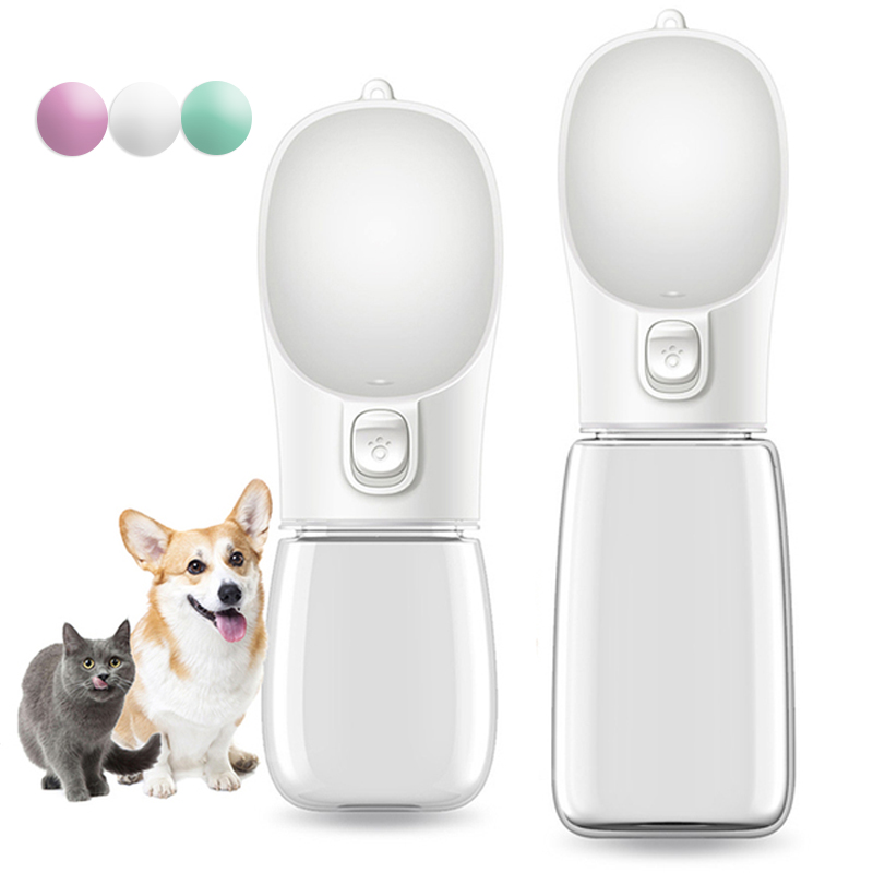 free shipping Water Portable Pet Drinking Bottle for Dogs Cats Outdoor Travel Walking Puppy Drinker Kitten Waterer Dog Accessories
