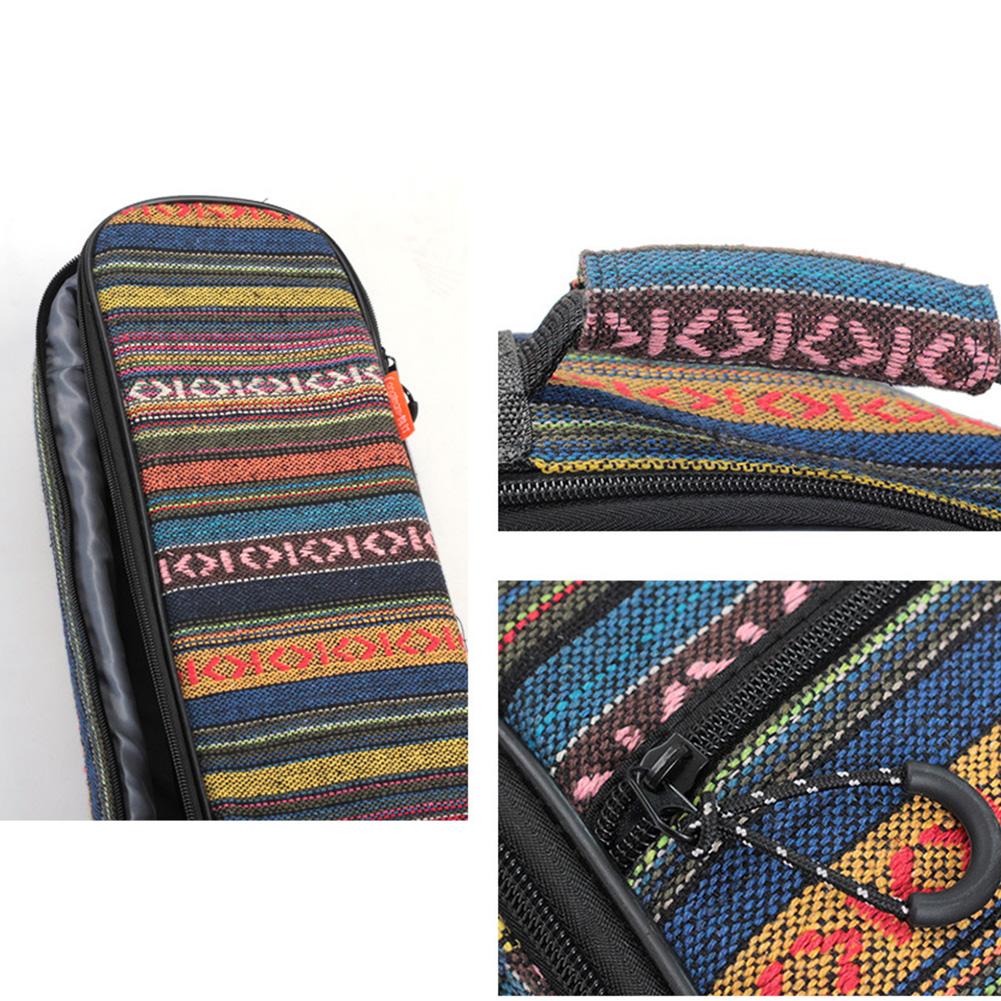 40/41 Inch Electric Guitar Case Ethnic Knitting Style Classical Acoustic Guitar Thickened Internal Waterproof Backpack