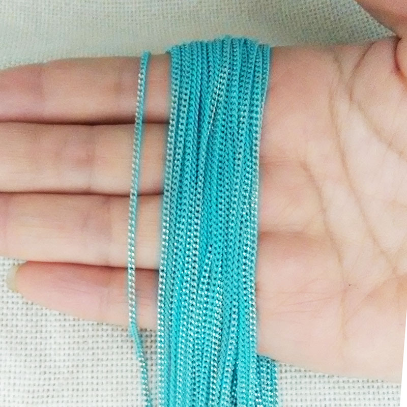 3 meter sprey paint chains tiny Links linked-Opened Cable Chain tassels necklace earrings lariat Findings vintage steampunk diy