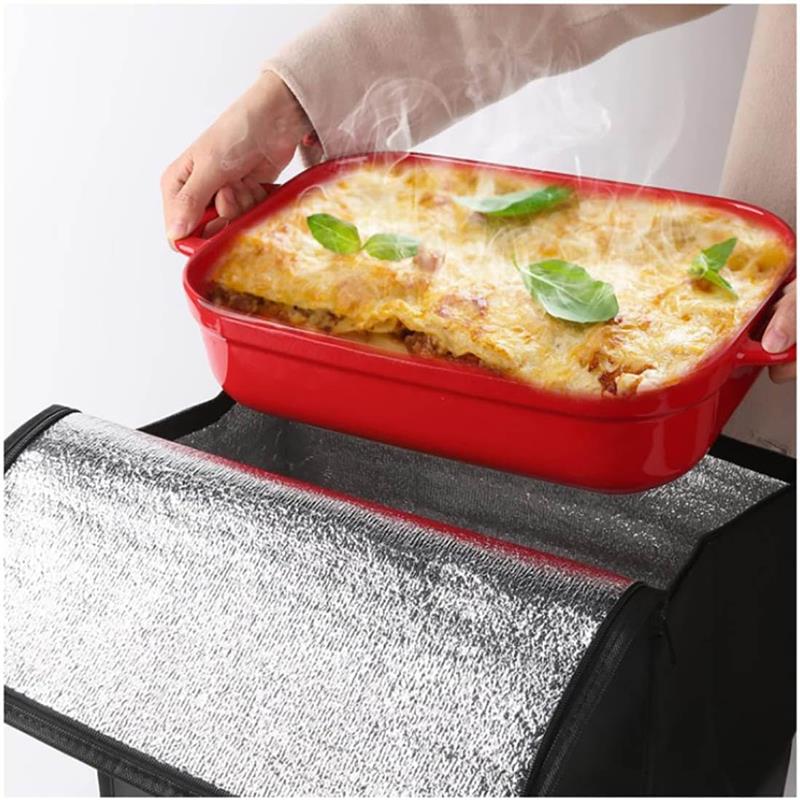 Reusable Insulated Lunch Bag Waterproof Cooler Bag Lunch Box for Kids Adult Collapsible Leakproof with Strap for Office Picnic