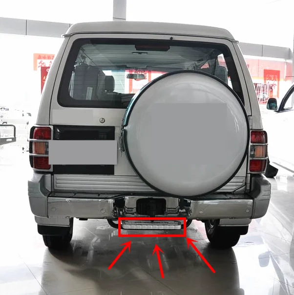 1 Pcs Tail Door Step Board for Pajero V30 MB679852 Rear Metal Pedal Board for Montero V40 1989-1999 2th No Support V20