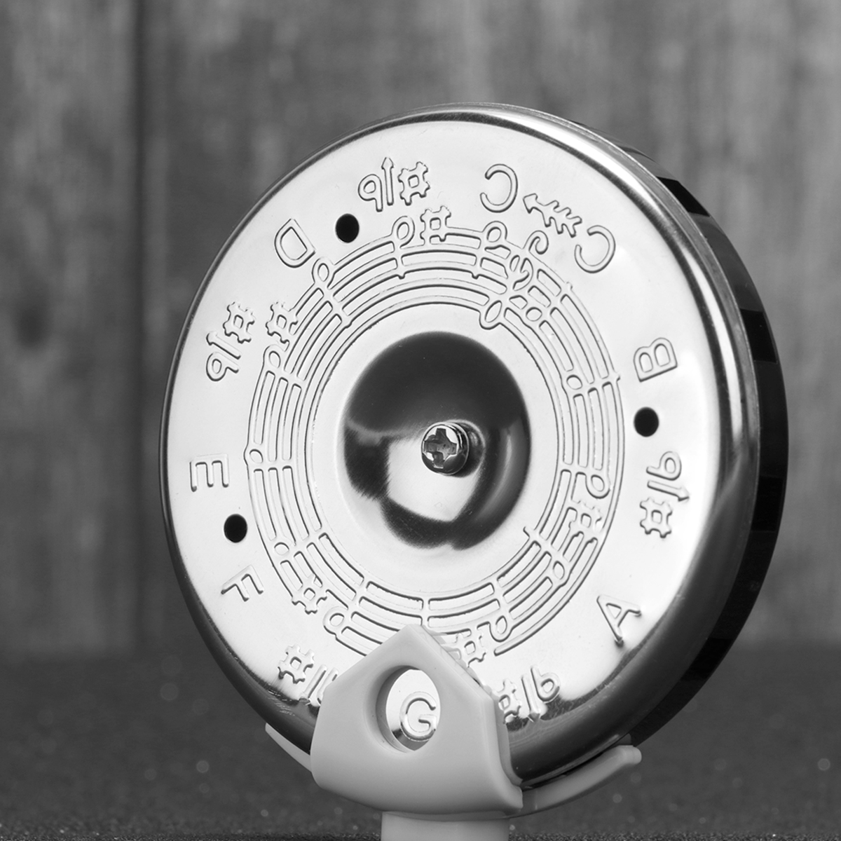 13 Tone Note Key Chromatic 13 Holes C-C Pitch Pipe Guitar Tuner Tuning Violin Bass (Silver)