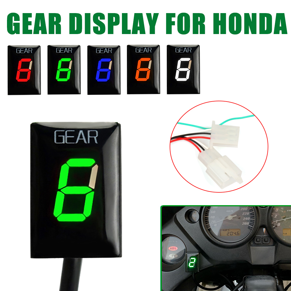 Gear Indicator For HONDA CB600F CBF600 CBR 600 F Hornet F4 F4i FS GL1800 CB 400 SF VFR 750 CBR 954 RR CBR900RR Speed Display