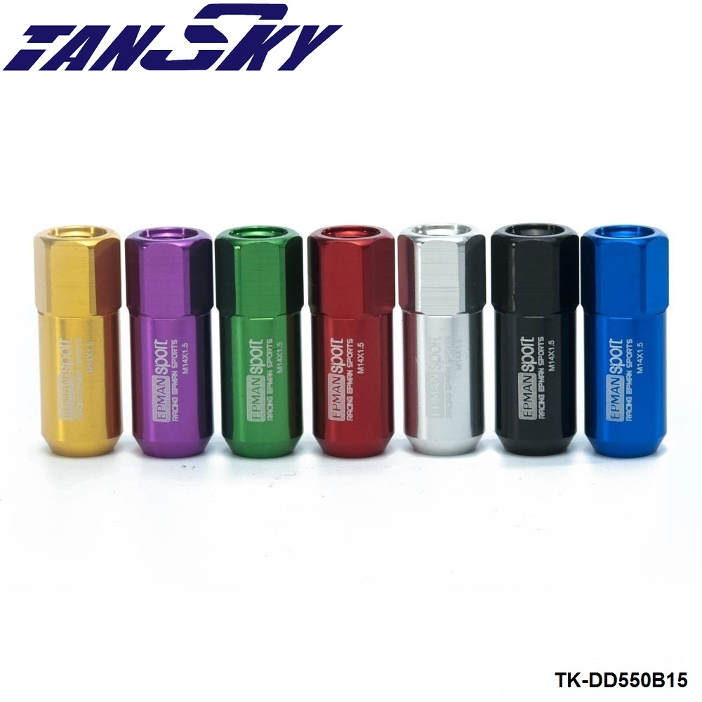 M14 X 1.5 20PC 60MM Long Extended Racing Performance Lug Nuts Kit jdm For Honda Acura Wheel /Rims TK-DD550B15