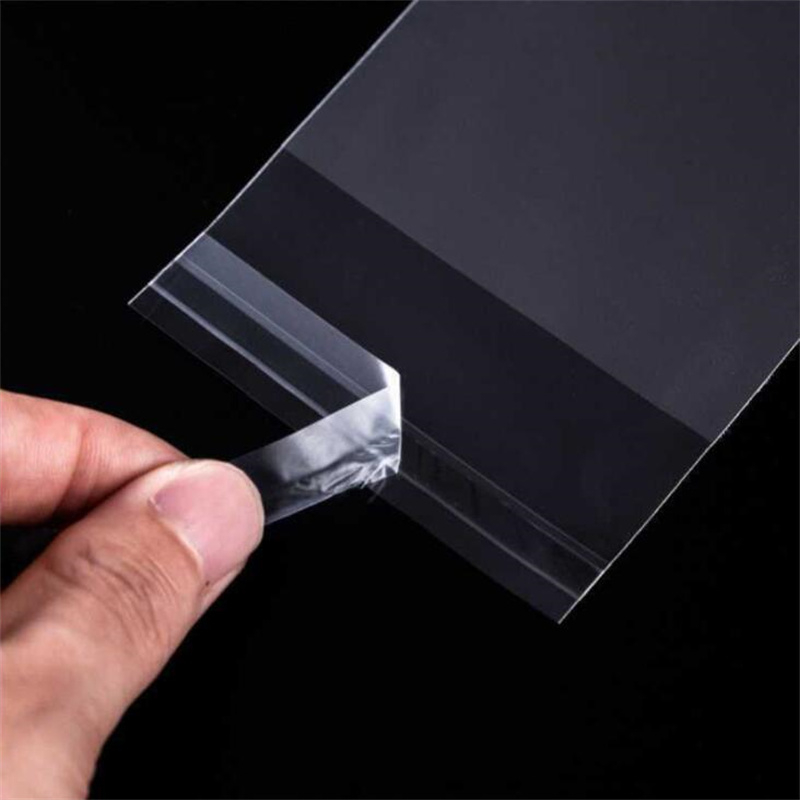 100pcs Sealable Plastic Transparent Small Packaging Bag For Jewelry Bracelet Ring Storage Display Organizer Businesses Supplies