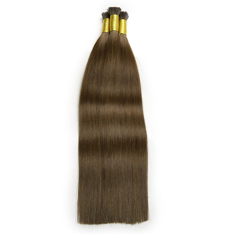 I Tip Raw Virgin Human Hair Original Human Hair Extensions Keratin Capsules Brazil Straight Natural Blonde Color 50pcs Hairpiece