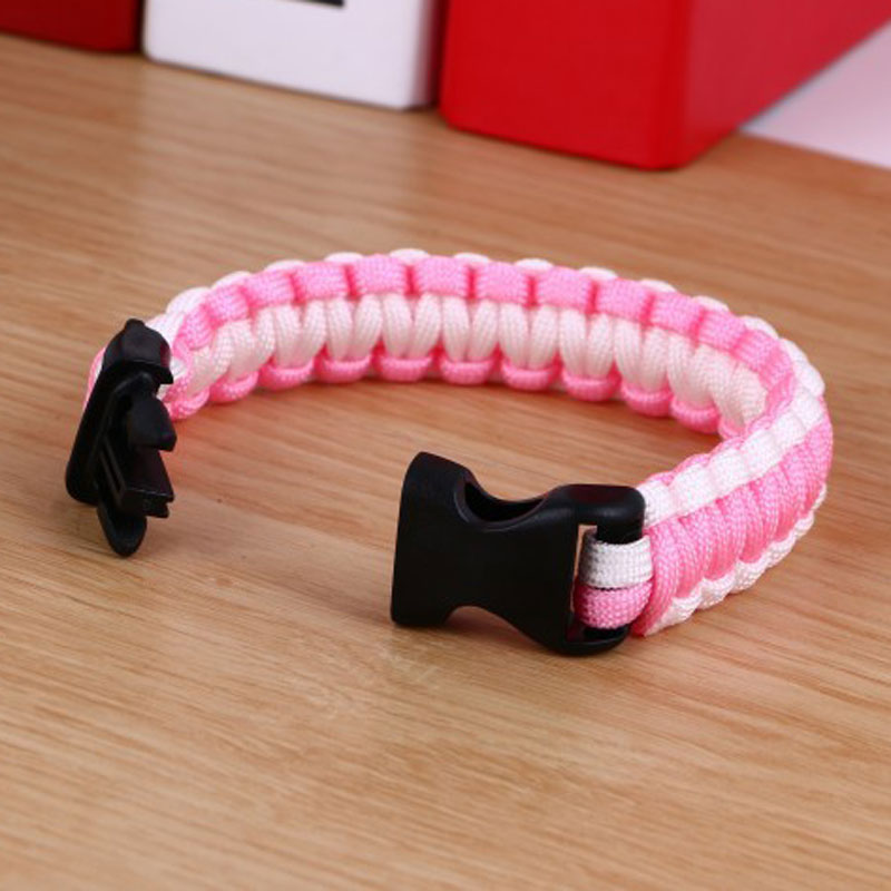 Paracord Bracelets KIT Military Emergency Survival Bracelet Men Women Unisex Rope Charm Bracelets