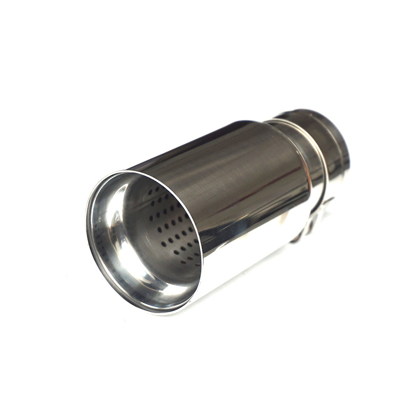 1 Piece Universal Gloss M Performance Silver Blue Exhaust tips For BMW F20 F21 F22 F23 F30 F31 F32 F33 F36 F10 F12