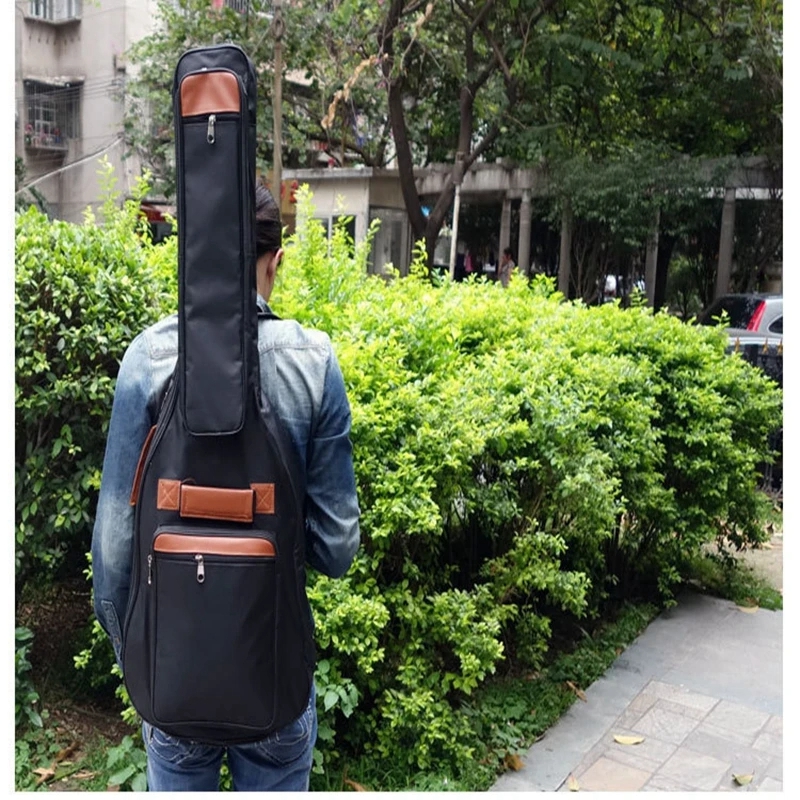 40-46" Inch Electric Guitar Bag Water Resistant 900D Oxford Material Bass Bag 10mm Thicken Padded Acoustic Gig Bag Case Guitarra