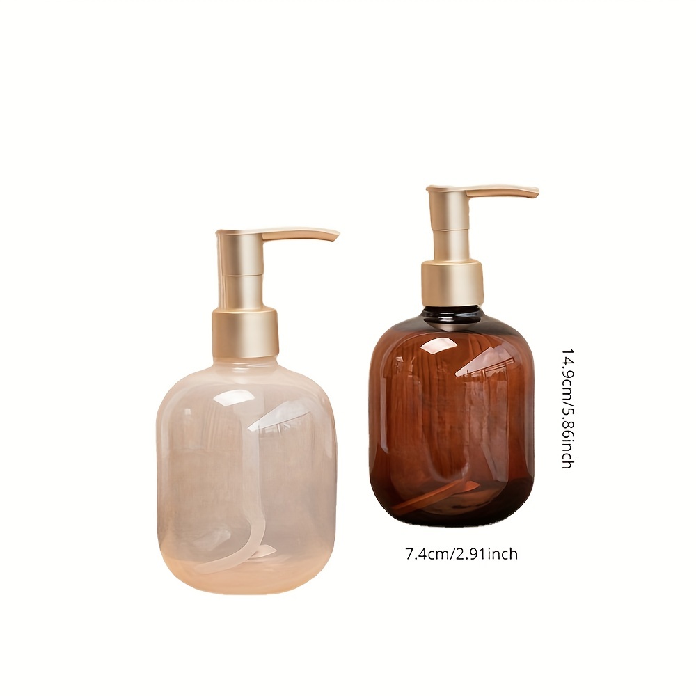 1pc 300ml spherical plastic bottle packaging washing and personal care bottle shampoo shower gel conditioner bottle