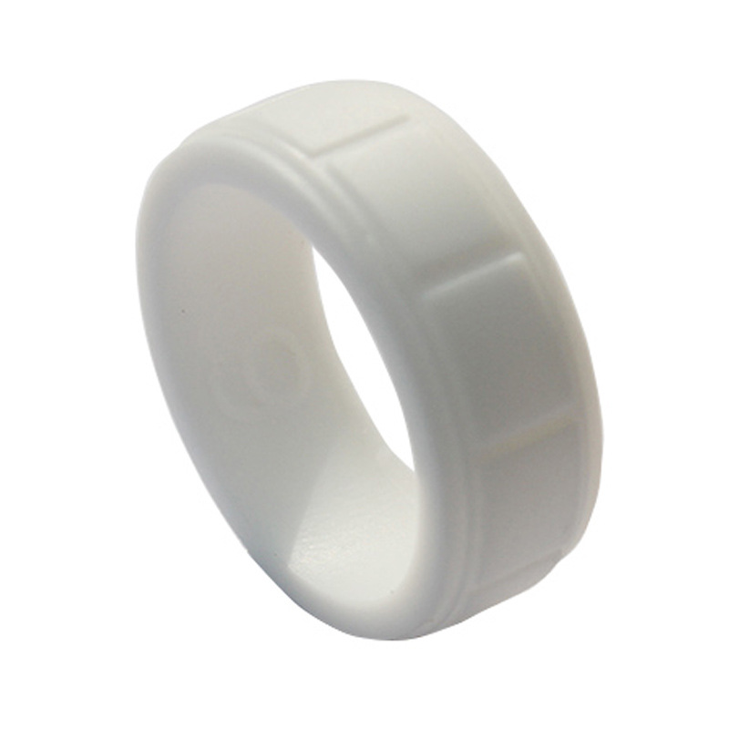 8mm Rubber Silicone Finger Ring Environmental Rubber Female Ring Men Punk Cool Engagement Army Band Jewelry Size 8-13