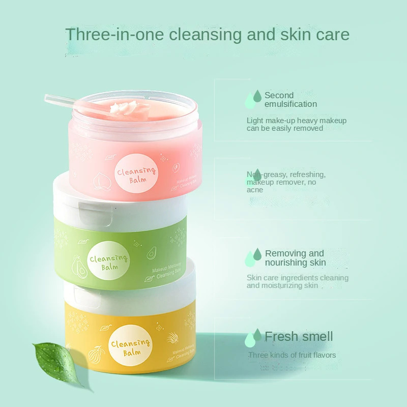 Product Vegetable Oil Peach Makeup r Cleansing Ice Cream with A Gentle Texture and No Tightness Makeup r Balm 240624