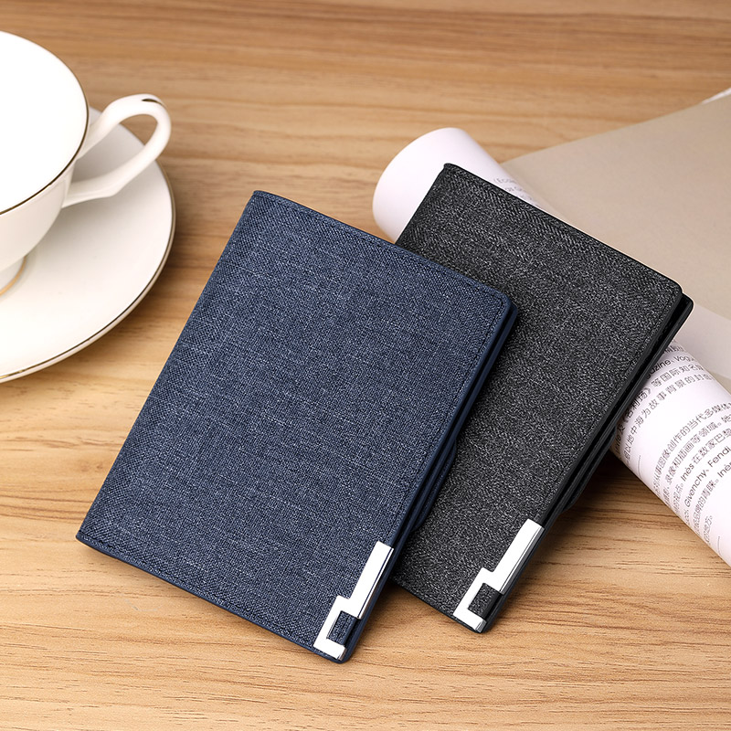 WILLIAMPOLO New Men Wallets Small Money Purses Wallets New Design Dollar Price Top Men Thin Wallet With Coin Bag Zipper Wallet