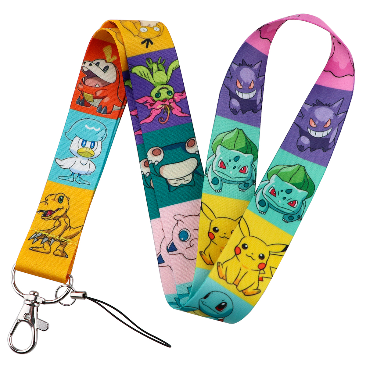 Cute Things Credential Holder Keychain Neck Strap ID Card Holder Lanyard for Keys DIY Hanging Rope Key Ring Accessories Gifts