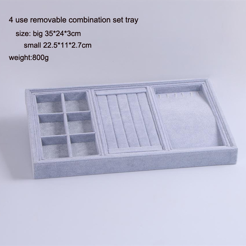 In Stock Tray Rings Bracelets Gift Box Jewellery Organizer Earrings Holder Small Size Fit Most Room Space Jewelry Display Set