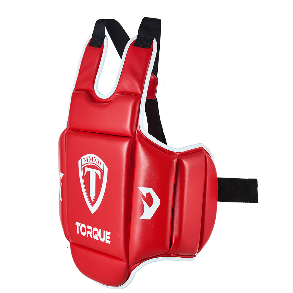 TORQUE Boxing Body Protector Chest Guard Vest Kids MMA Kick Equipment Sanda Martial Arts Taekwondo Training Karate Muay Thai