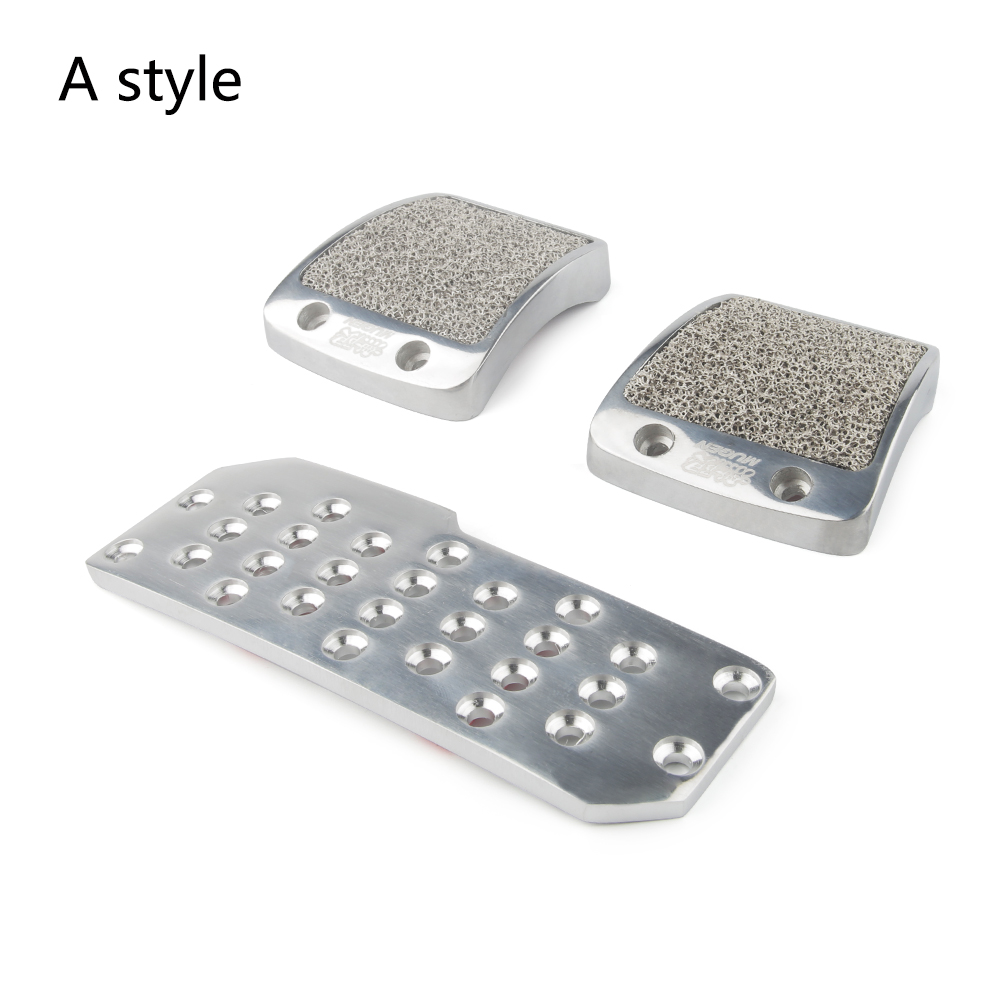 New Racing Mugen Pedals Car Foot Rest Accelerator Pedals Brake Pedal Clutch Pedals for Honda Accord Civic CRX Del Sol