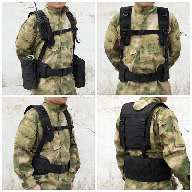 Military Tactical Vest Outdoor Hunting Shooting Training Protective Equipment Combat Armor New Style Airsoft Combat MOLLE Vests