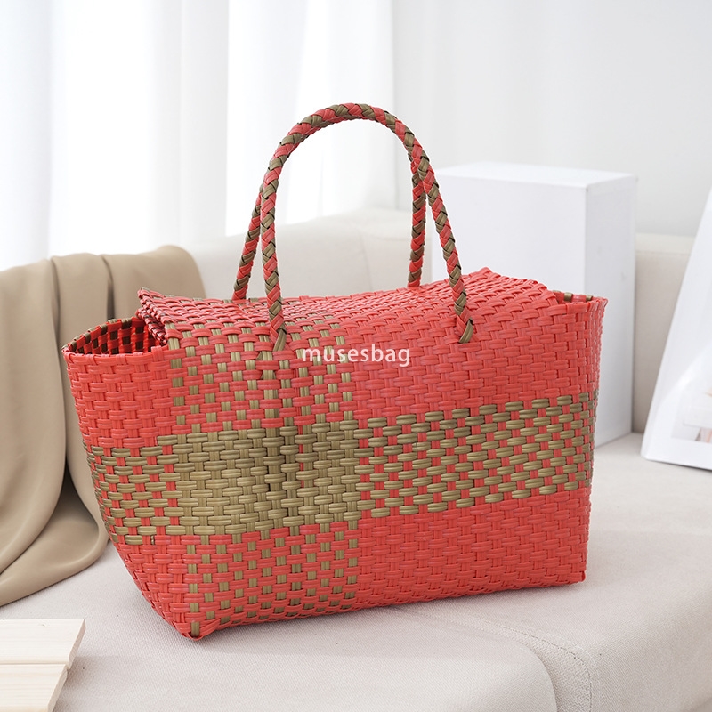 Designer Women's High Quality Practical Large Capacity Handheld Cabbage Basket Handheld Small and Popular Love Handmade Gift Bag Minimalist Handh