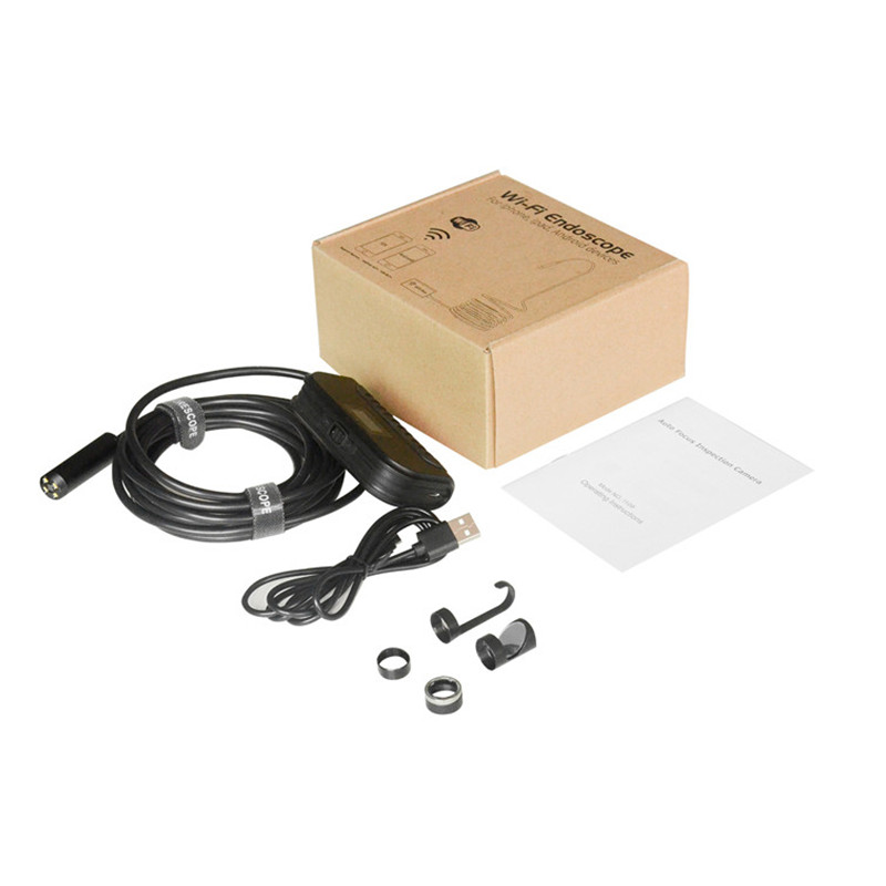 Wifi Endoscope Camera 1080P HD Semi-rigid Snake Camera USB Endoscope Borescope IOS Endoscope is suitable for iPhone tablet