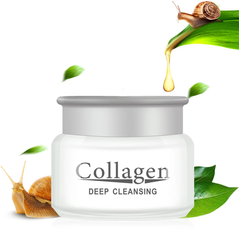 Snail Collagen Face Cream 80g Cream Gel Deep Cleansing Korea Skin Care 240624