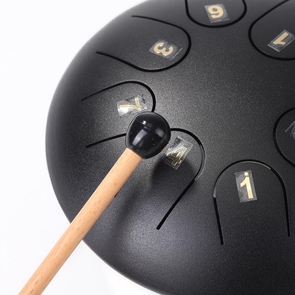 6 inch Steel Tongue Drum 8 Tone Hand Pan Drum Tank with Drumsticks Carrying Bag Mini Hand Pan Drums with Drumsticks Percussion