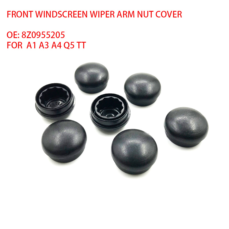 5N0 955 205 FOR Audi A1 A3 A4 Q5 TT FOR VW Beetle Golf Jetta Polo Front Wiper Arm Cap Cover Black Nut Cover 5N0955205