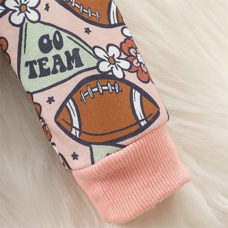 Newborn Baby Girl Pullover Sweatshirts Infant Girl Fall Romper Crewneck Clothes Tops